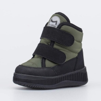 154020-41 оли-чер ботинки ясельная, малодетская Комбинирован.